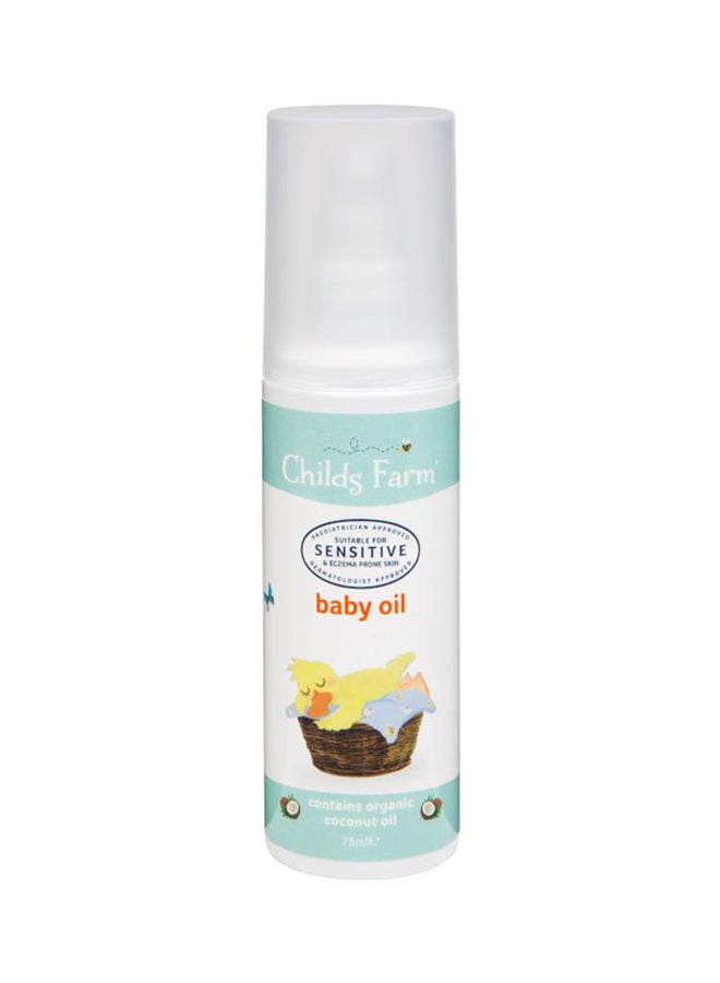 Childs Farm Organic Coconut Baby Oil For Sensitive Skin, 75 ml